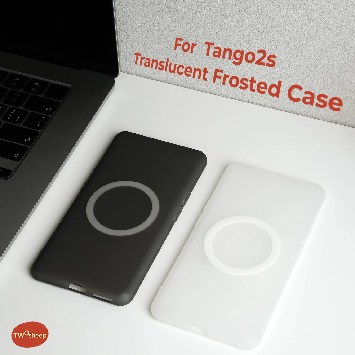 Twosheep Translucent Matte 5.84inch Case suit for iReader Tango2s Tango2S Magnetic Ring Detachable Anti Fingerprint Cover