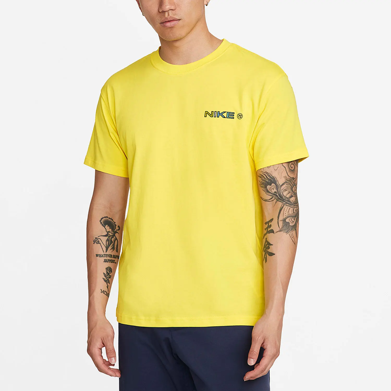 

Nike Authentic Summer Men's Round Neck Sports Casual Breathable Training Short Sleeve DR7762-765