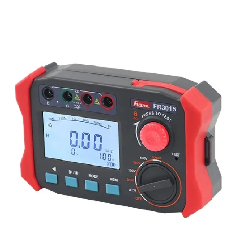 50/100GΩ AC DC 1000V/2500V Megohmmeter Insulation Resistance Meter Absorption Ratio and Polarization Index Tester