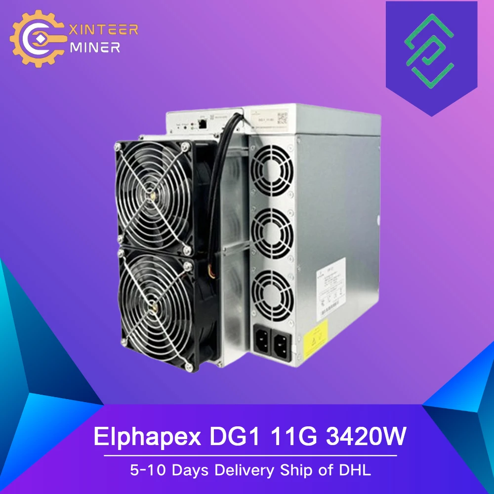 Elphapex DG1 11G 13.8G 14G 3420W Litcoin Mining Dogecoin Miners Crypto Hardware Scrypt Algorithm