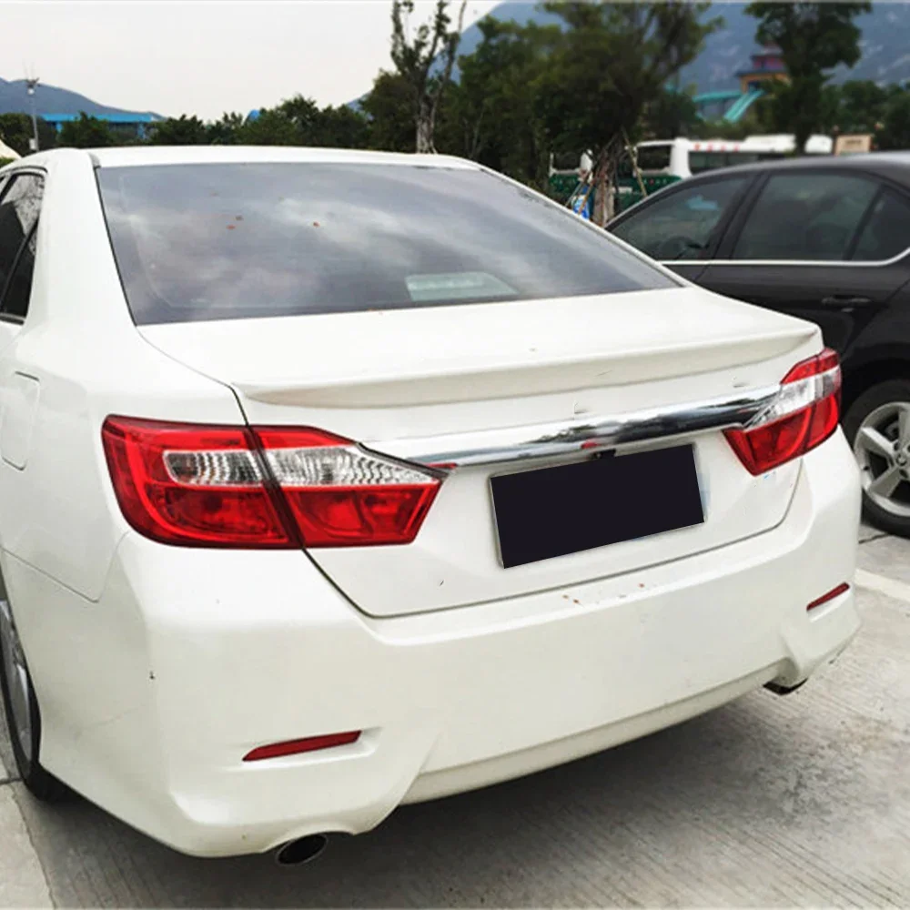 For Toyota Camry 2012 13 14 15 16 17 ABS High-Quality Black Trunk Lid Car Spoiler Wings Body Kit Exterior Accessories Parts