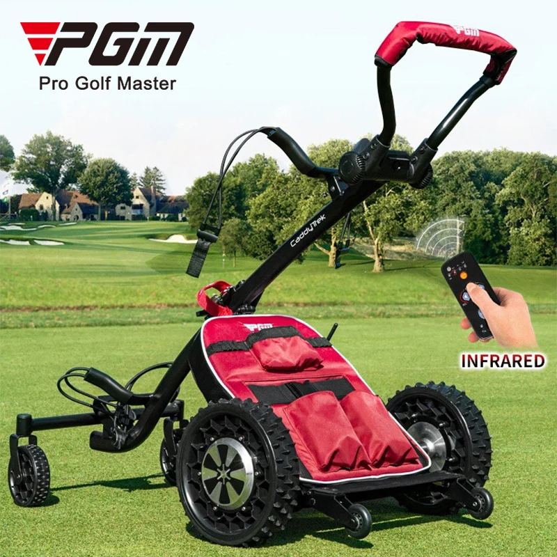Smart Electric Golf Trolley, AI Aluminum Remote Follow Me, Lightweight Automatic Cart Durable Wheels for Easy Course Transport