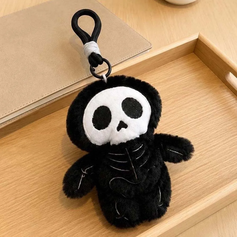 Soft Texture Mummy Key Chain Compact Size Lightweight Halloween Stuffed Durable Exquisite Stitching Cartoon Plushie Charm