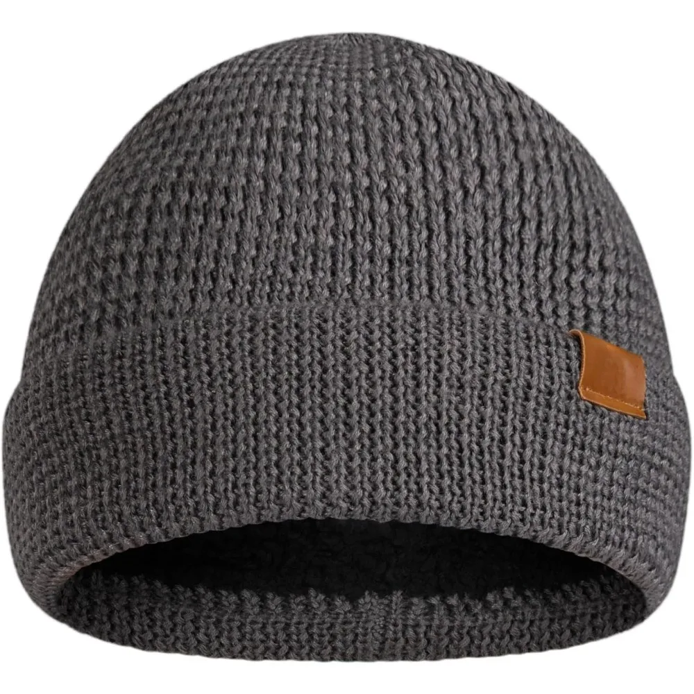 

Шапка из мериносовой шерсти для мужчин и женщин, теплая вязаная зимняя шапка