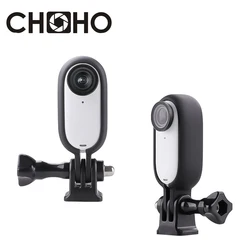 Accesorios para Insta360 GO3 GO3S, carcasa de marco, funda extendida, montaje de adaptador de trípode 1/4, hélice de tornillo largo para Insta 360 go3