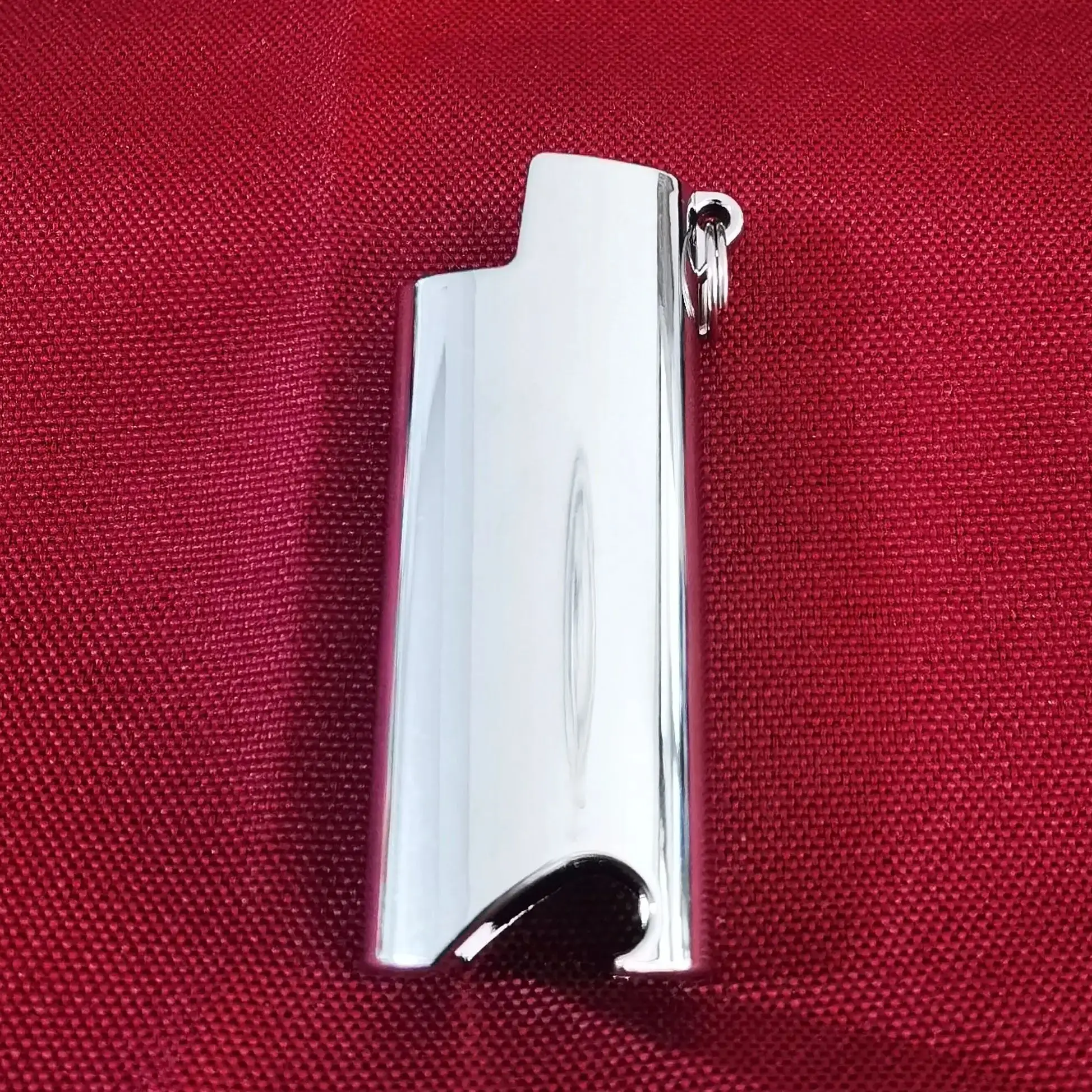 Mirror Metal Case For Bic Lighter Mini Small J5 J25 Model Keychain Bottle Opener