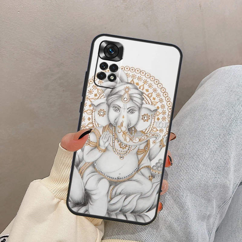 Ganesh Elephant God Case For Xiaomi Redmi Note 12 Pro Redmi Note 11 8 9 10 Pro 9S 10S 11S 10C 9C 9A 12C Cover