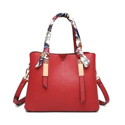 Bags womens new trendy atmosphere fashion soft leather bridal bag red ladies handbag womens bag crossbody bag Casual Tote Bucket