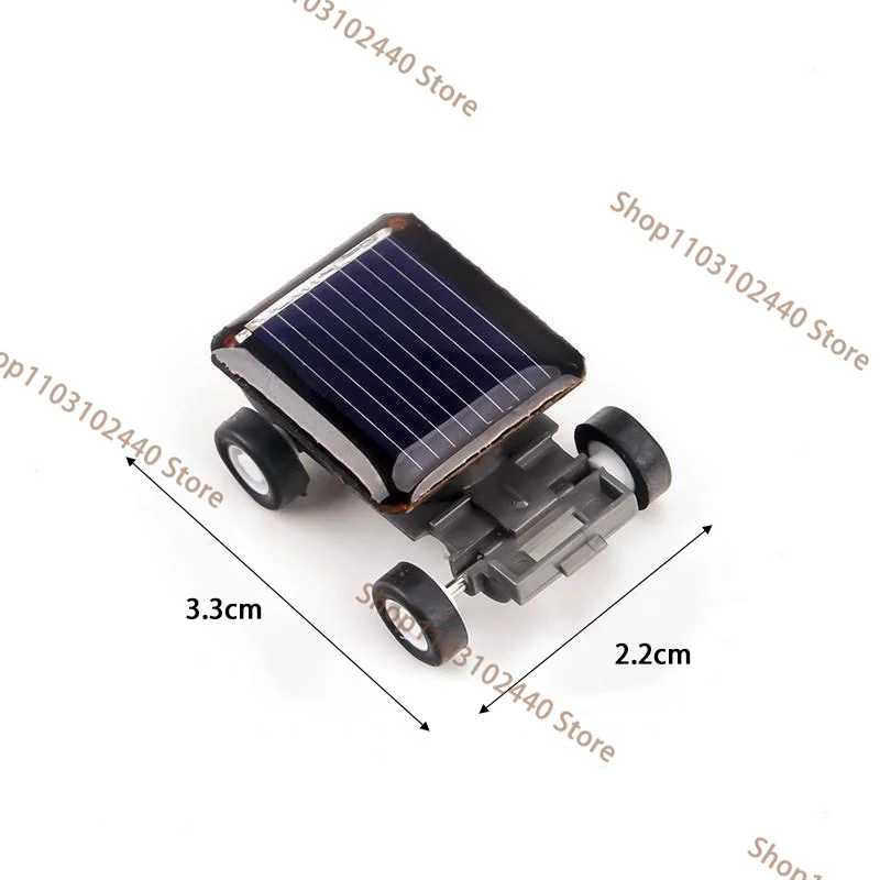 Mini carro de corrida de energia solar, brinquedo educacional STEM para crianças, dispositivo de experimento científico engraçado, sem necessidade de baterias, presente legal