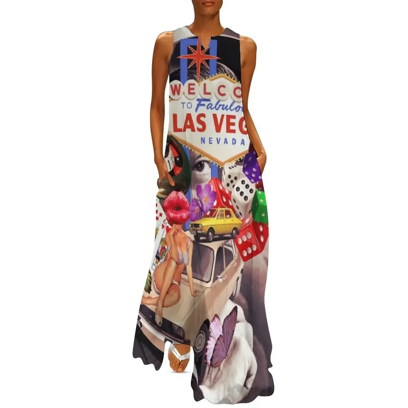 

Las Vegas addicted Long Dress womans clothing women evening dress summer clothes Dress