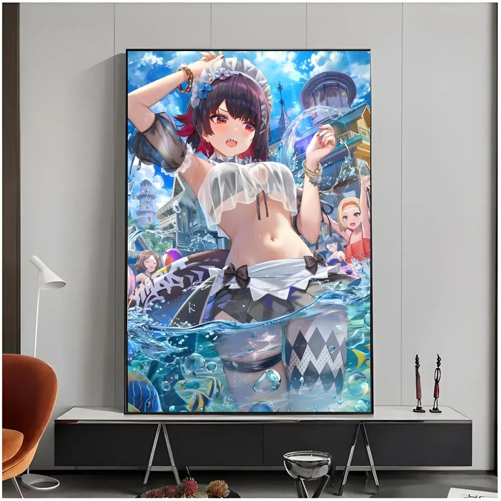 battle character Z-Zenless Zone Zero Ellen Joe Poster Living Room Bedroom Decorative Print Unframed Decor