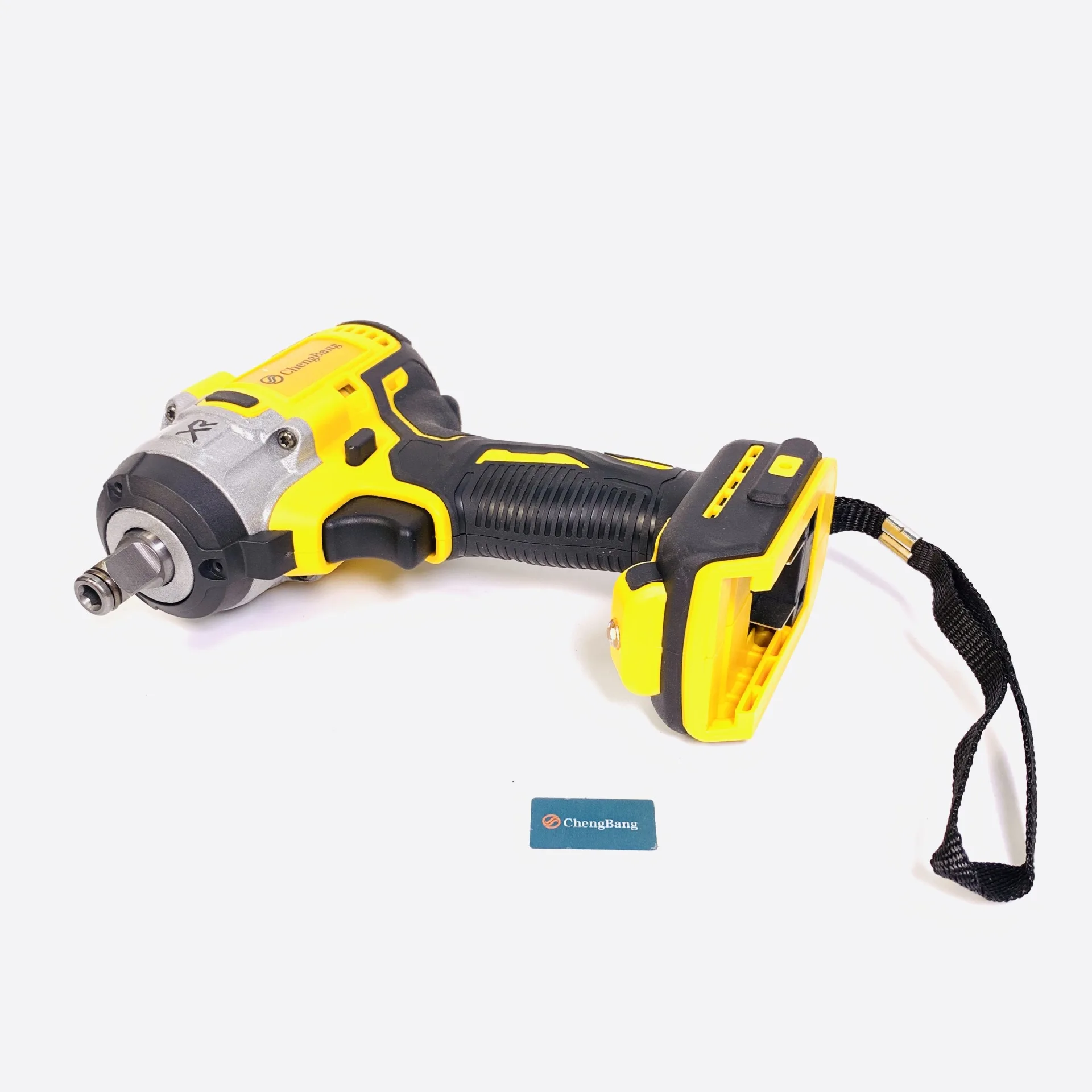 550N.m Torque Brushless Electric Impact Wrench Car Repair Tools Rechargeable Lithium Heavy Duty Cordless Tires Wrench Yellow A01