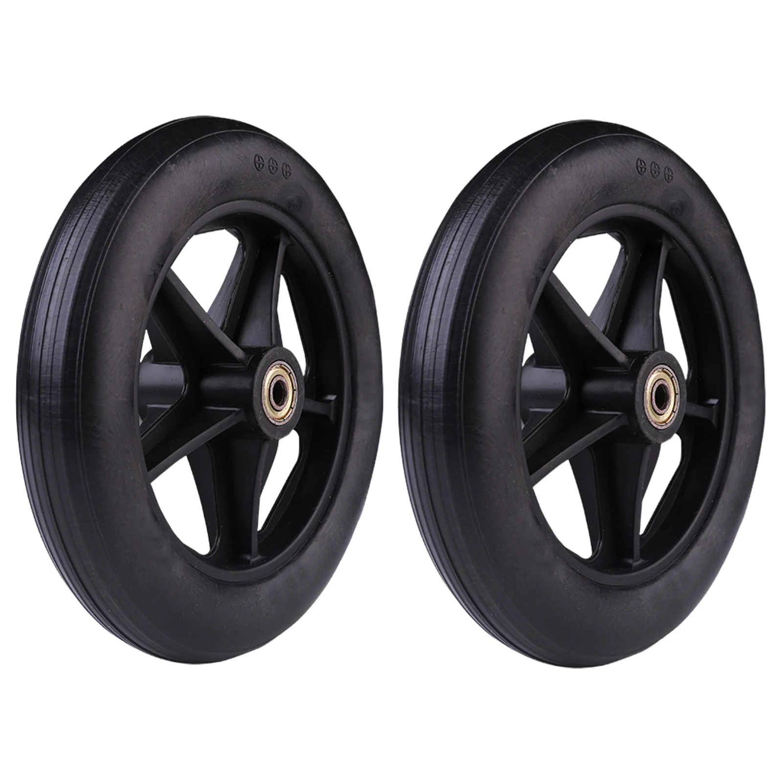 2pack/lot Wheelchair Front Wheel With Bearing For Smooth Ride Easy To Clean And Duty Wheelchair