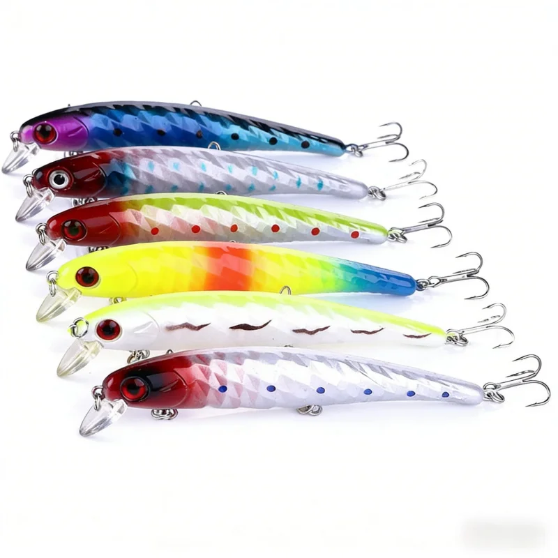 12CM 15G Floating Minnow Lua Bait Long Casting Lure for Fres