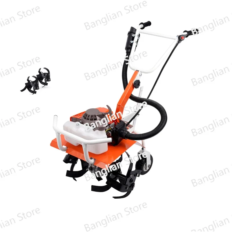 Outdoor Small Agricultural Gasoline Rotary Tiller Micro Tiller Agricultural Gardening Tools