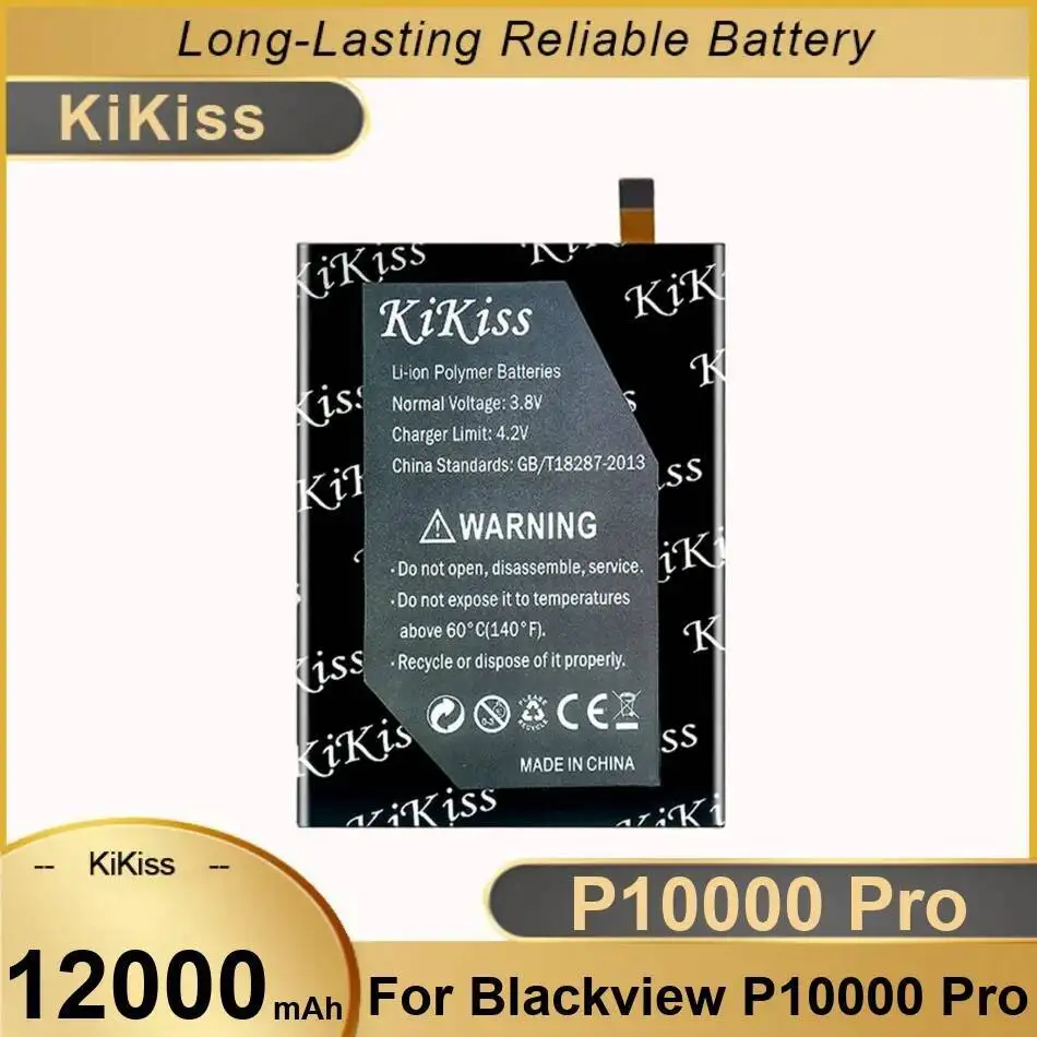 

Аккумулятор мобильного телефона большой емкости для Blackview P10000 Pro с быстрой зарядкой 12000 мАч