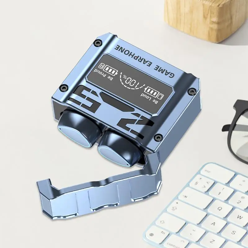 Fones de ouvido sem fio estilo mecha jogo fones de ouvido estilo mecha fones de ouvido leves ótimo som para telefones