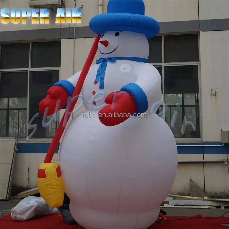 크리스마스를 위한 야외 장식 거대한 풍선 눈사람