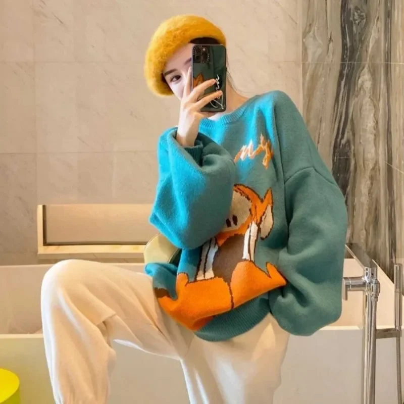 Disney Winnie Hoodies for Women Tigger Sweatshirts Coat Female Pooh Bear Anime Hoodie Kawaii Embroidery Tops All Season Loose