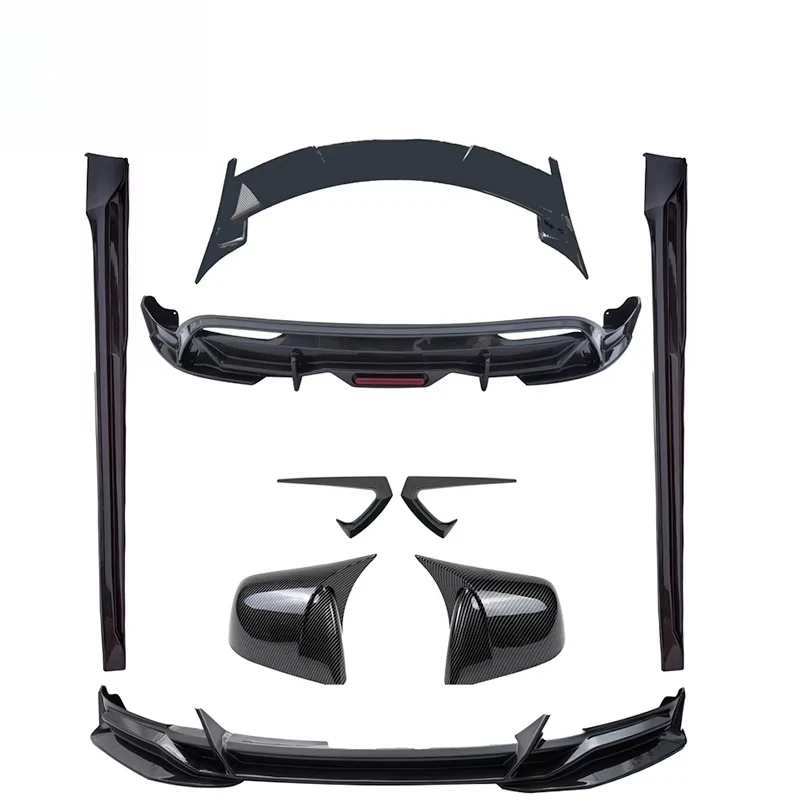 For  Refresh Model 3 2024+ Full Set ABS Material Tuning Kit Carbon Fiber Pattern Perfect Fit Easy Installation