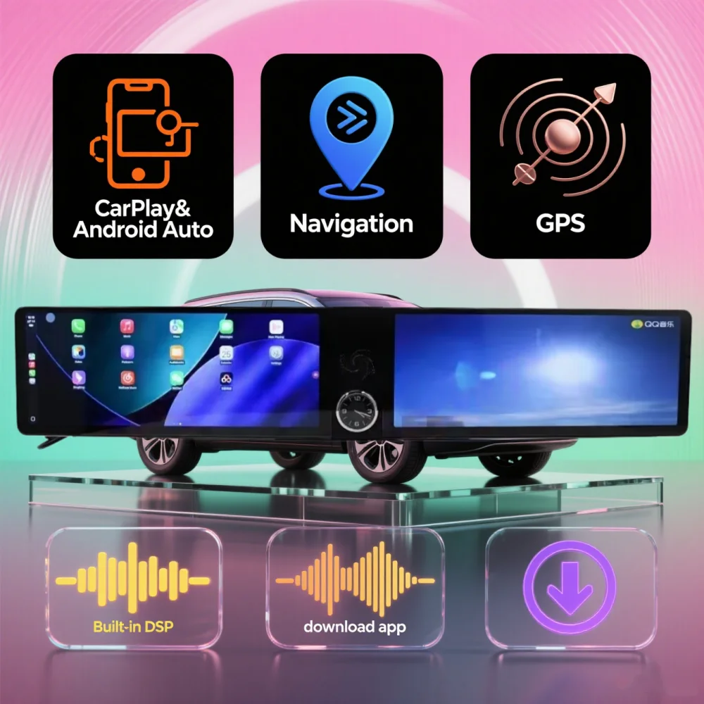 Car Radio Stereo For Audi A4 B6 B7 S4 2004-2007 Android Auto Carplay 24.6