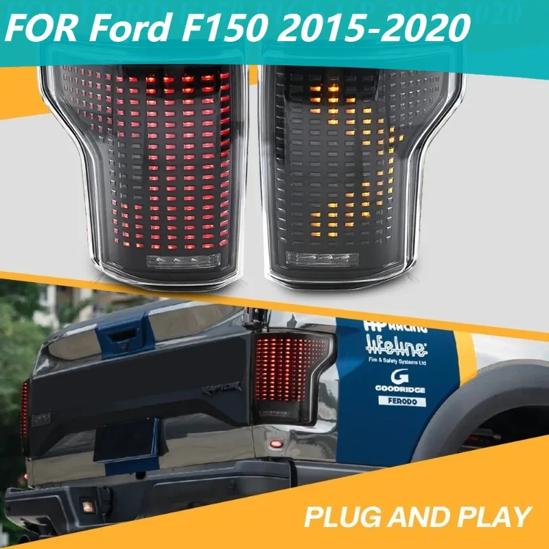 

For Ford F150 2015-2020 Rear LED Tail Light Assembly Pair