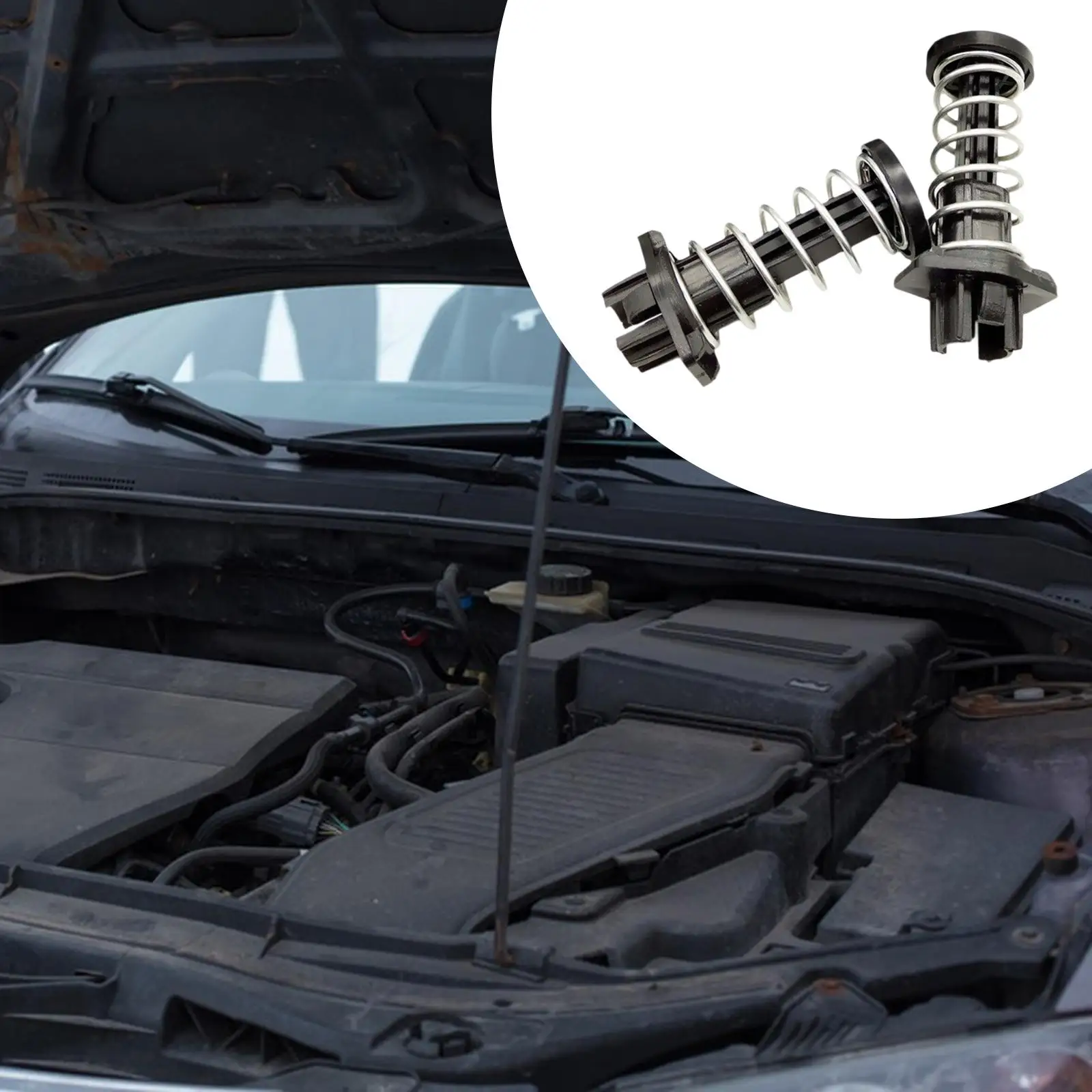 

Engine Hood Catch Spring A2048800127 Clip on Spare Parts Stable Sturdy Automotive Hood Accessory for Car Bonnet