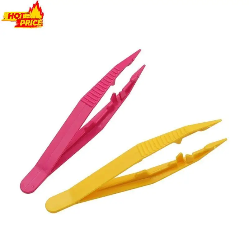 Tweezer Plastic Beads for Model Building Puzzle Bead Kids Children DIY Toy Clamp Clips Accessories Repair Tools