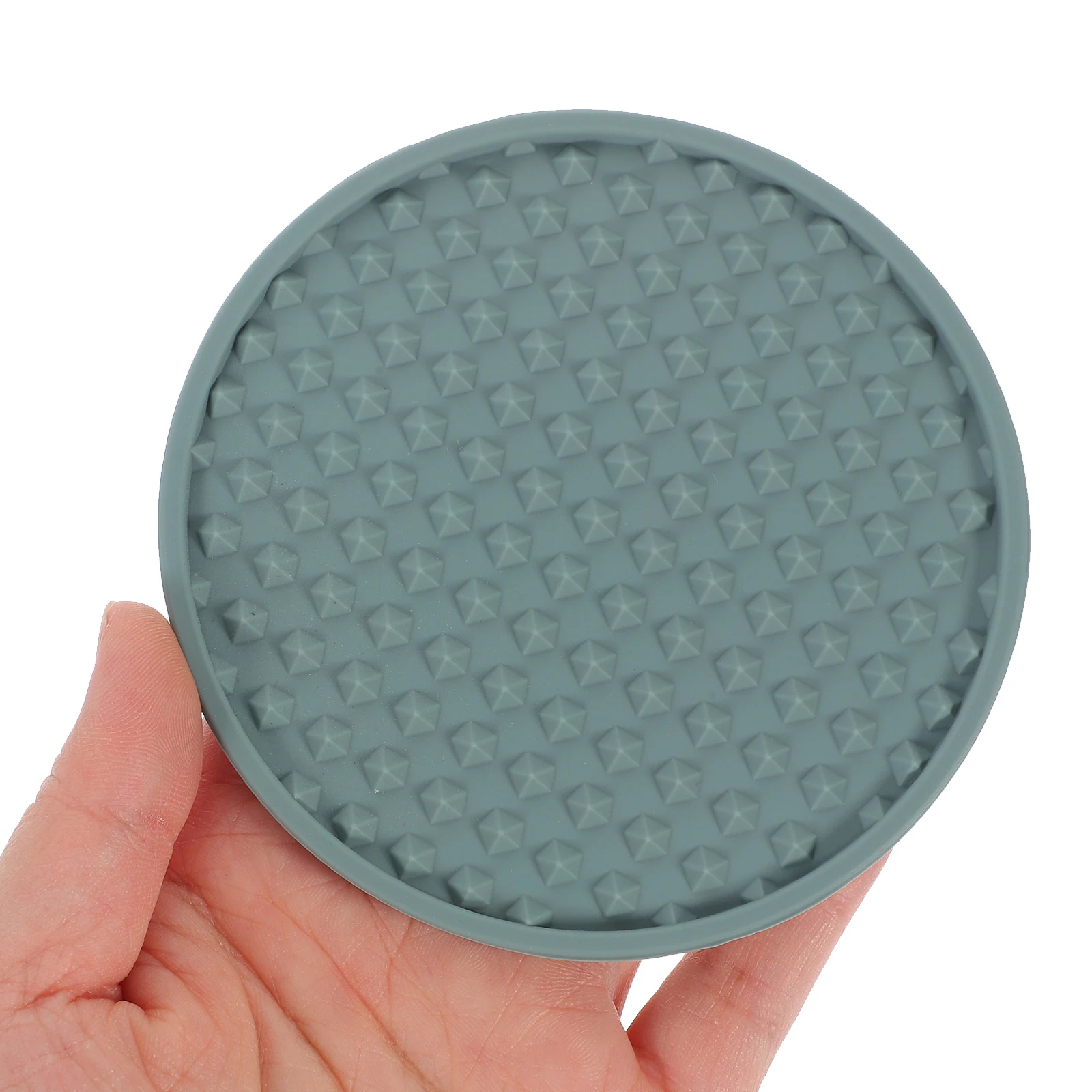 

1 Set Heat-Resistant Silicone Cup Mats Anti-Slip Round Tumbler Pads Protective Bottle Mats For Home Kitchen Thick Design