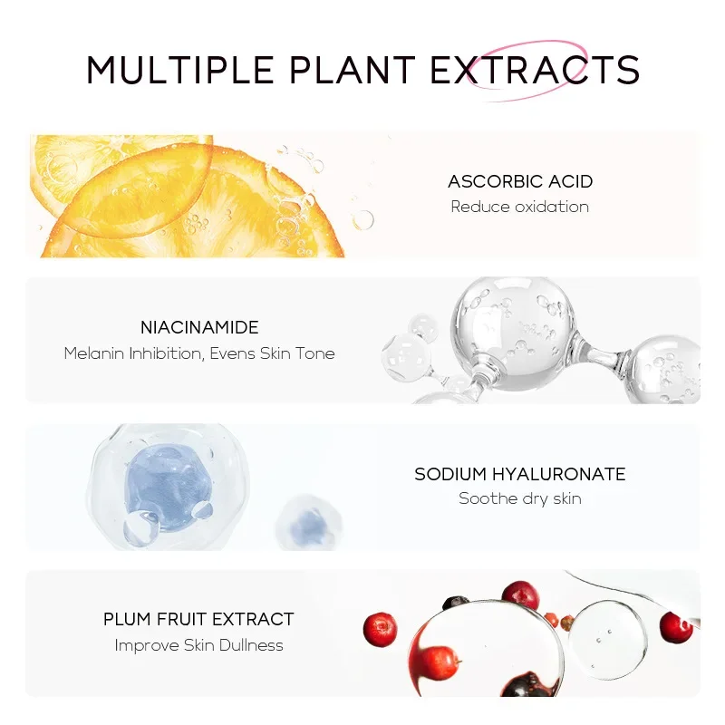 ترطيب زهر الكرز مجموعة العناية بالبشرة 5 قطعة سطع تشديد الجلد مكافحة الشيخوخة مجموعة العناية بالوجه المطهر الحبر مصل كريم عين #2