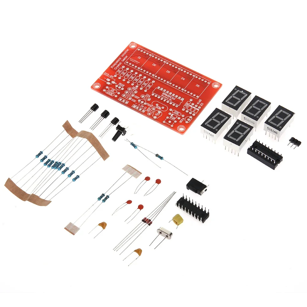 Crystal Oscillator Frequency Counter Meter 1Hz-50MHz Digital Frequency Meter Module 5 Digits High Precision Module