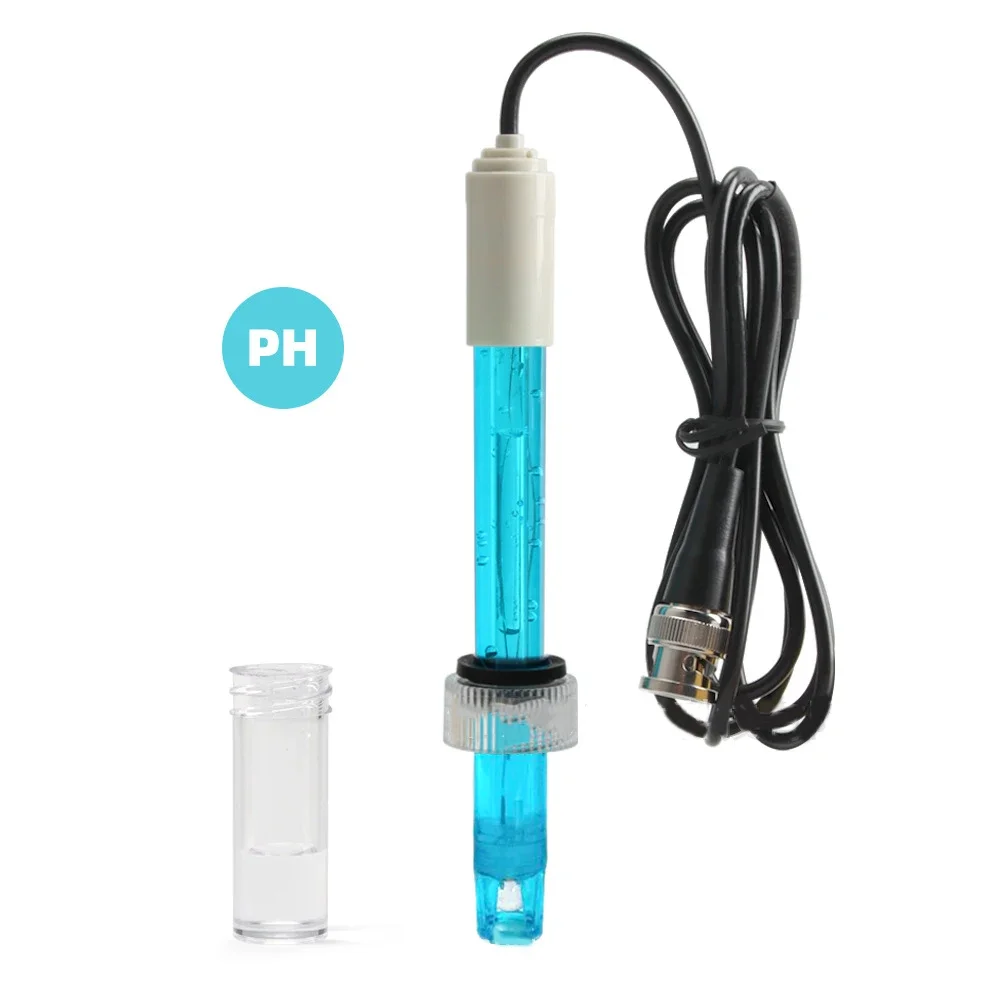 Laboratory Electrode Probe PH Culture Detector Sensor For Water Analyzer Fish Tank PH Meter Tester PH Probe PH Electrode Sensor