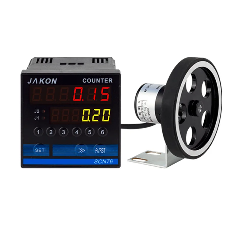 2025 JAKON Sound and Light Integrated Alarm High-precision Roller Electronic Digital Display Edge Banding Machine Meter Counter