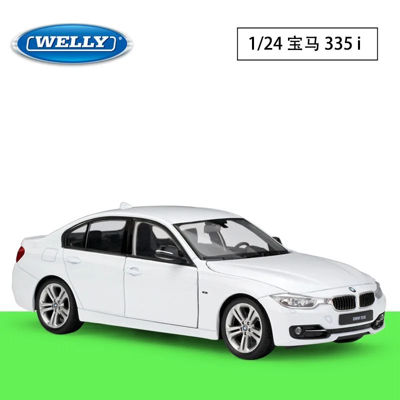 

Модель автомобиля WELLY 1:24 BMW 335 BMW 3 Series из сплава, Готовая модель, имитация автомобиля, украшение коллекции, подарок, игрушка на день рождения