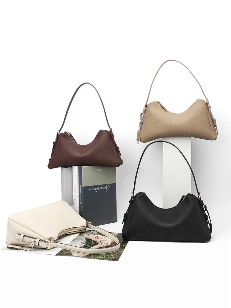 

Новинка 202, бостонская пригородная сумка-подушка, женская сумка через плечо под мышками, большая кожаная сумка на одно плечо, несущая