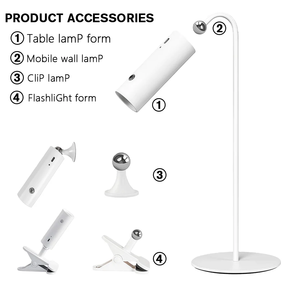 4-in-1-led-desk-lamp-multi-function-eye-protection-light-portable-flashlight-reading-light-with-clip-360-degree-dimming