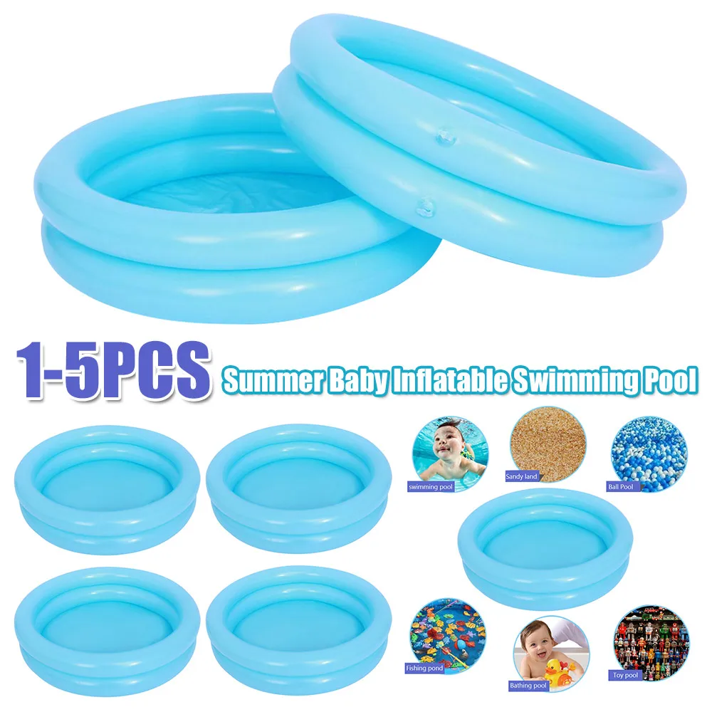

Летний надувной детский бассейн, портативный, для игр на открытом воздухе, круглая ванна-бассейн для сада, для детей 0-3 лет