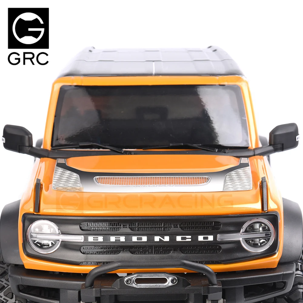 Grc Trax Trx4 92076-4 ブロンコステンレス鋼フード装飾シート/フード保護金属ステッカー