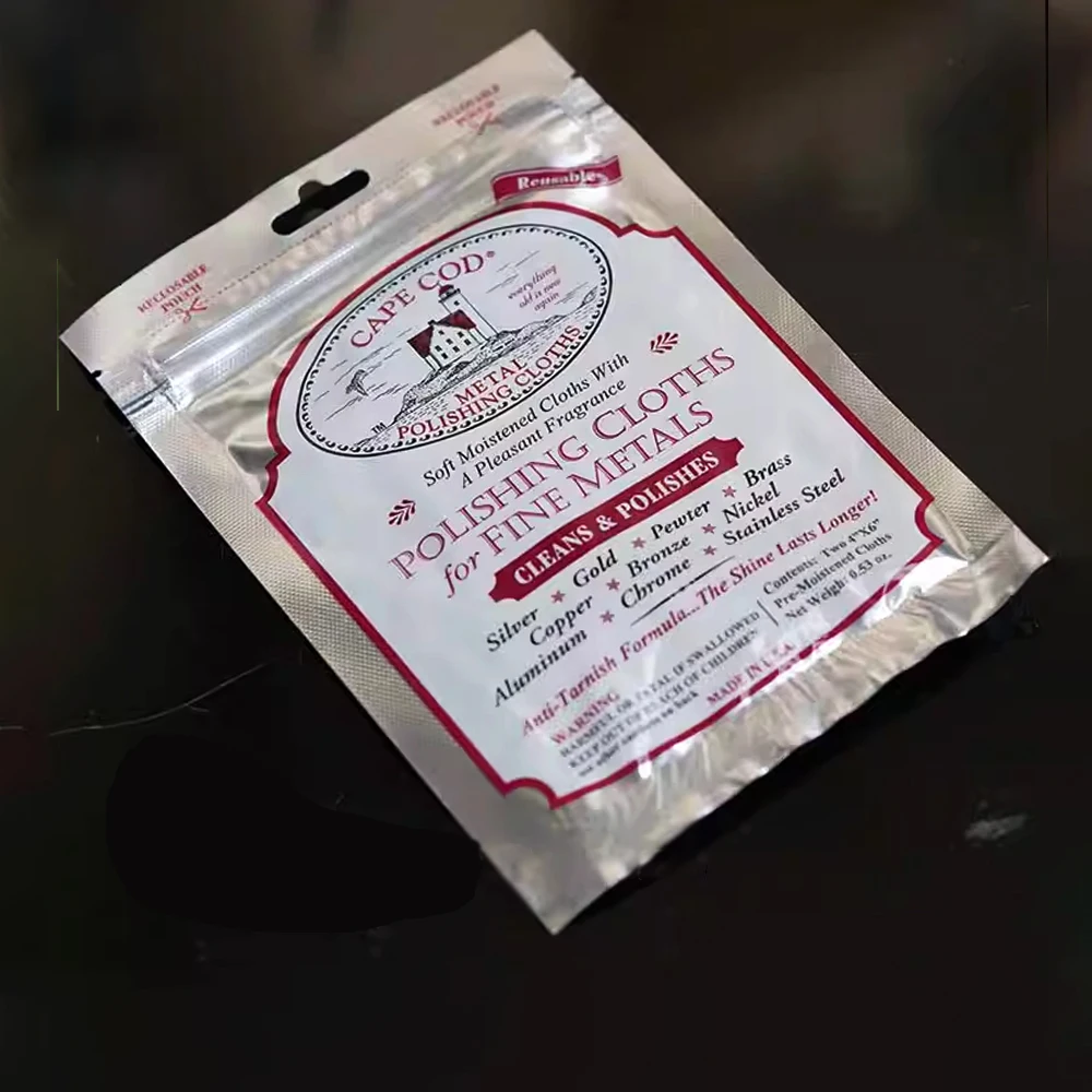 Juego de 1/2 de pulido de capa de bacalao para metales finos, paquete doble para reloj, joyería, eliminación de mantenimiento de reloj, paños de pulido de arañazos