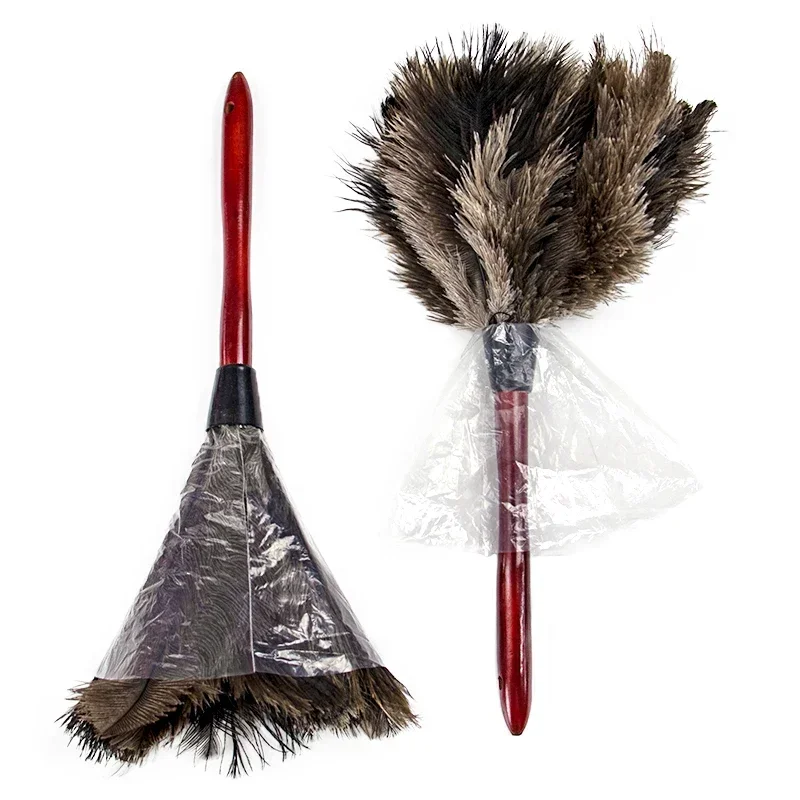 Feather Dusters Ostrich Feathers Duster with Wood Handle Brush Dust Accessories for Household Cleaning Dust Tools Plumas Crafts