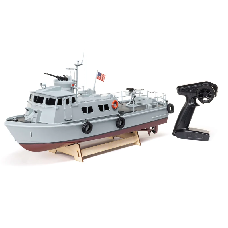 RC Boat 1/25 PROBOAT 24 Inch Swift Patrol RTR with Lighting System Simulation Gunboat Remote Control Electric Boat Model Toys