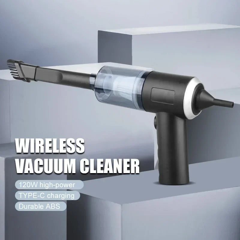 Car Vacuum Cleaner Wireless Portable Vacuum Cleaner 95000PA Strong Suction Handheld Mini Cleaner High Power Blower for Car Home