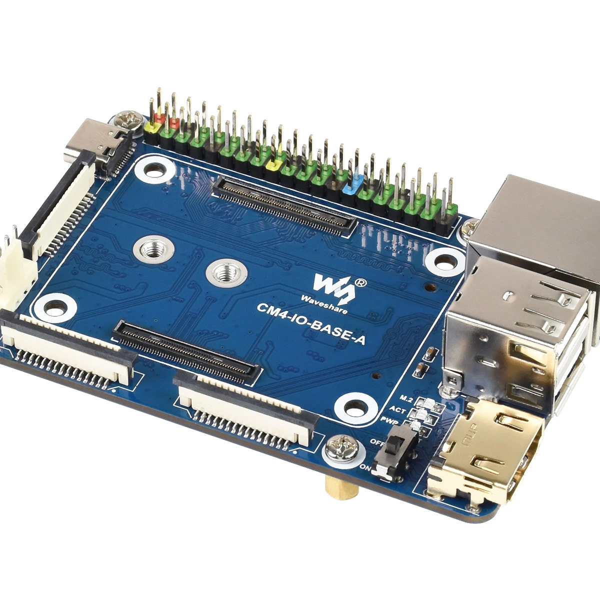 Waveshare Mini Base Board (A) Designed for Raspberry Pi Compute Module 4