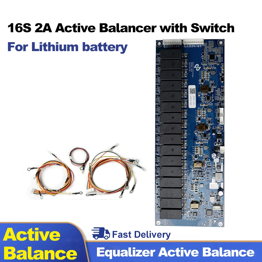 

Seplos Balancer 2A for Inverter 3.0 BMS 16S for Li-ion LiFePo4 Battery Equalizer Active Balance