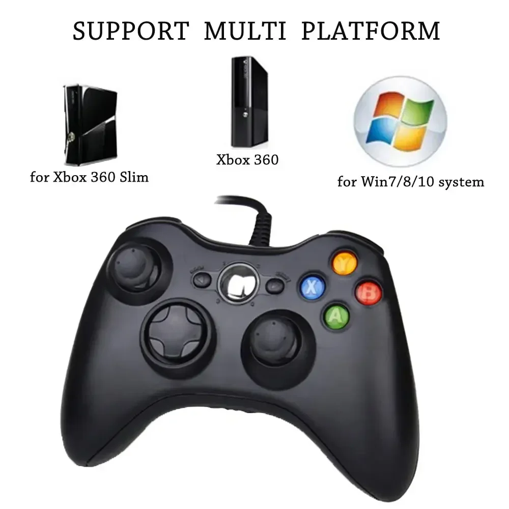 Gamepad for Microsoft Xboxes 360 Controller Wired Joystick Joy Pad USB Game Pad Controller For Xboxes 360 console and PC