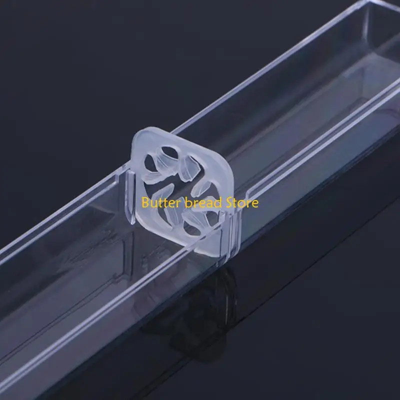 ケースペンホルダーストレージボックスステーショナリーオーガナイザースクールオフィスu向けのW89c透明