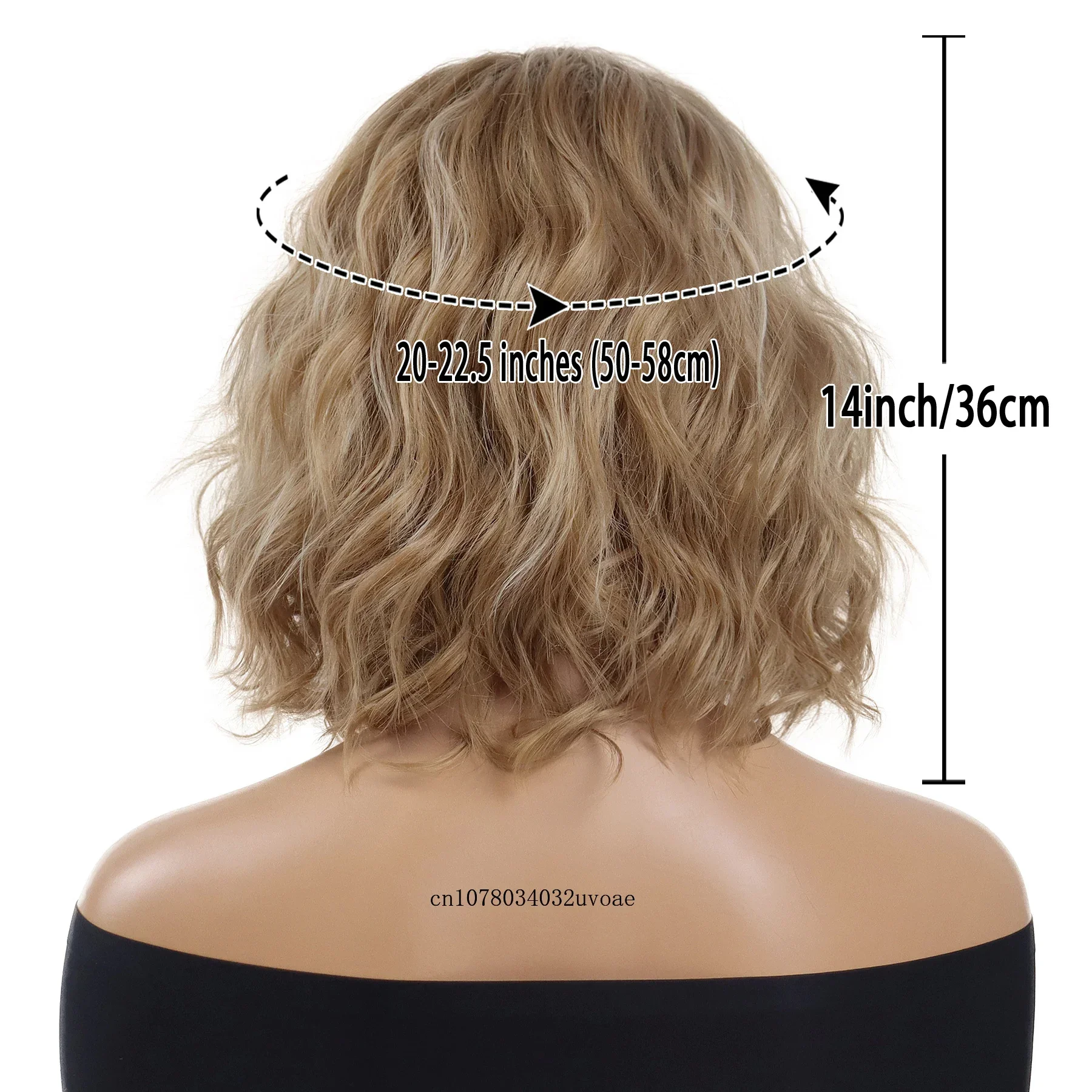 Dark Root Ombre Blonde Wig for Women Synthetic Short Bob Wig Natural Wave Hairstyle Stylish Female Wig Daily Cosplay Party Fiber