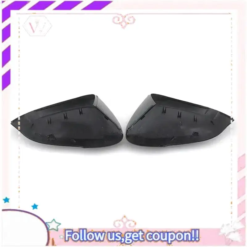 

Easy To Use For Volvo S60 V40 2011-2017 Gloss Black Side Rearview Mirror Cover Caps 31402636, 31402628