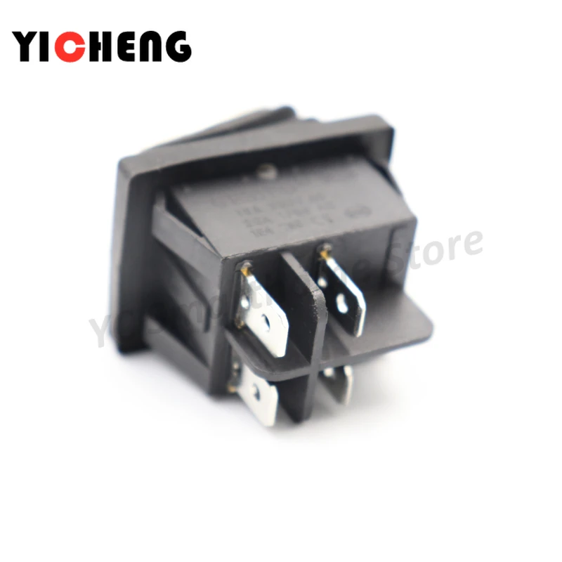 KCD4 سطح من الفولاذ المقاوم للصدأ DPST مع مفتاح مقاوم للماء خفيف عالي الطاقة عالي التيار الروك 4 أقدام أحمر أصفر أزرق 12 فولت-24 فولت 220 فولت #2