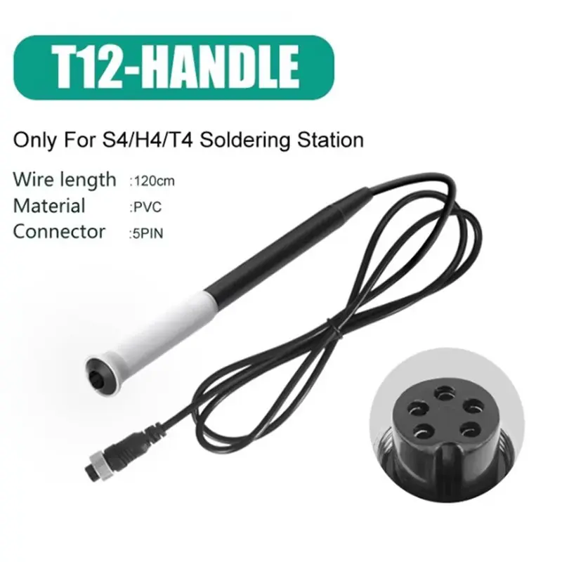 ABLK T12 Soldering Station Handle Handle Compatible Samme Model Soldering Tips Welding Repair Tool